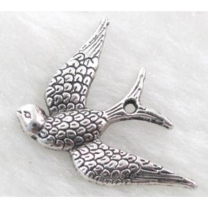 Swallow, Tibetan Silver Pendant Non-Nickel