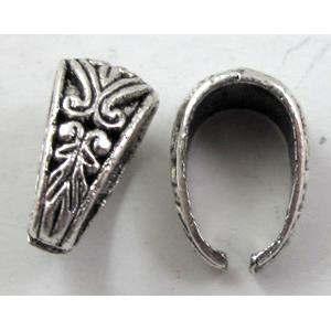 Pendant Bail, Tibetan Silver Non-Nickel