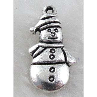 snowman, Tibetan Silver pendant non-nickel