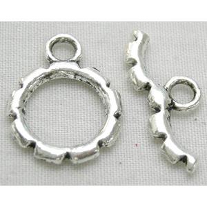 Tibetan Silver Toggle Clasps Non-Nickel