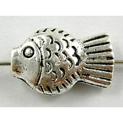 Tibetan Silver Zinc Fish Charms Non-Nickel