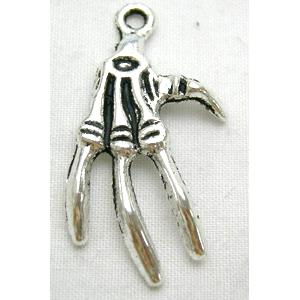 Tibetan Silver hand pendant Charms Non-Nickel