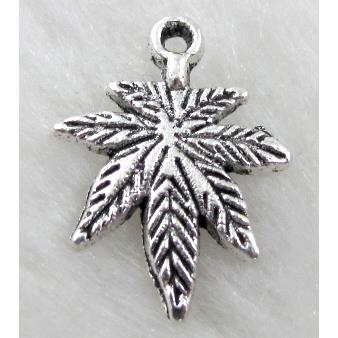 Leaf, Tibetan Silver pendant non-nickel