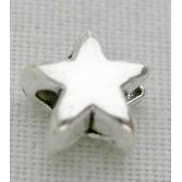 Tibetan Silver Stars beads Non-Nickel