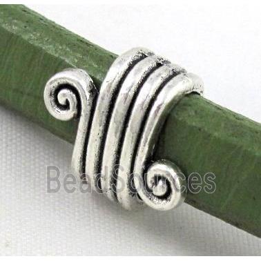 tibetan silver spacer bead, non-nickel