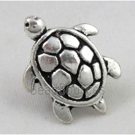 tibetan silver tortoise charms bead, non-nickel