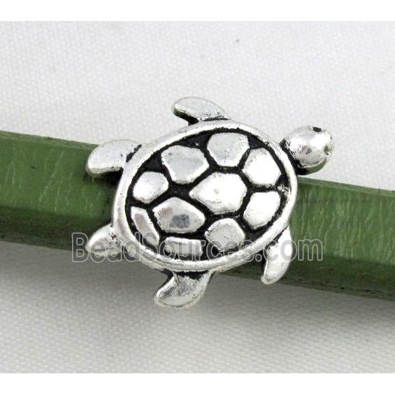 tibetan silver tortoise charms bead, non-nickel