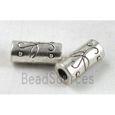 Tibetan Silver Spacer Tube Non-Nickel