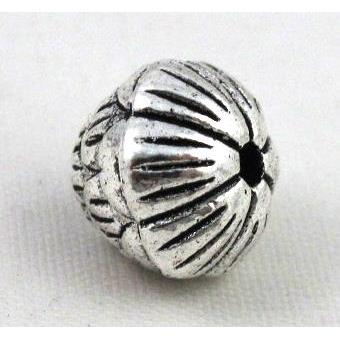 spacer tibetan silver charms bead, non-nickel