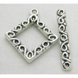 Tibetan Silver Toggle Clasps Non-Nickel