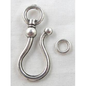 Tibetan Silver toggle clasps non-Nickel