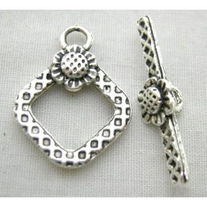 Tibetan Silver Toggle Clasps Non-Nickel