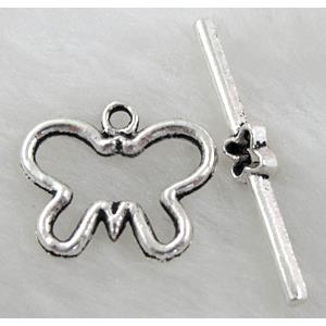 Tibetan Silver toggle clasps non-Nickel