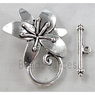 Tibetan Silver toggle clasps non-Nickel