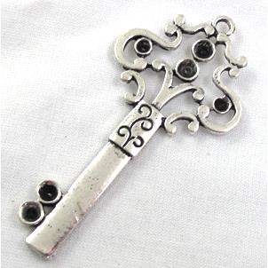 Tibetan Silver key pendants, Non-Nickel