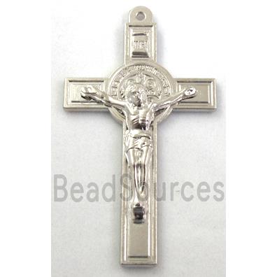 Tibetan Silver Crucifix Cross non-nickel