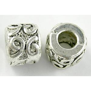 Tibetan Silver spacer Bead Non-Nickel