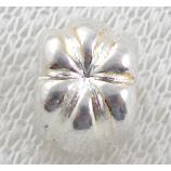 Silver plated bead, Tibetan Silver Spacer Non-Nickel