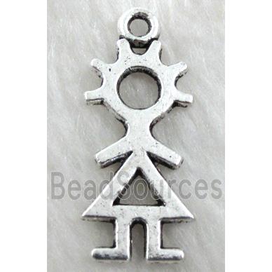 Tibetan Silver Non-Nickel charm pendant