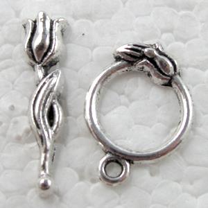 Tibetan Silver toggle clasps non-Nickel