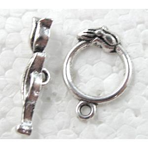 Tibetan Silver toggle clasps non-Nickel