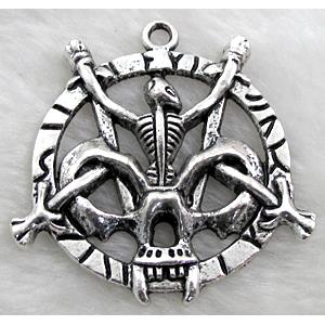 Tibetan Silver pendant non-nickel