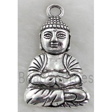 Tibetan Silver buddha Pendant non-nickel