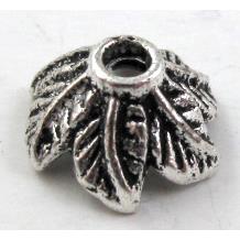 BeadCap, Tibetan Silver Non-Nickel