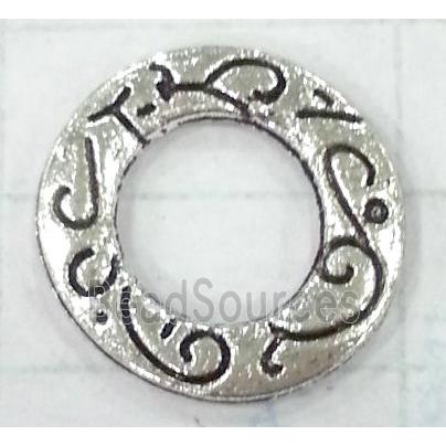 tibetan silver ring connector non-nickel