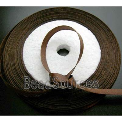 Coffee Satin Ribbon