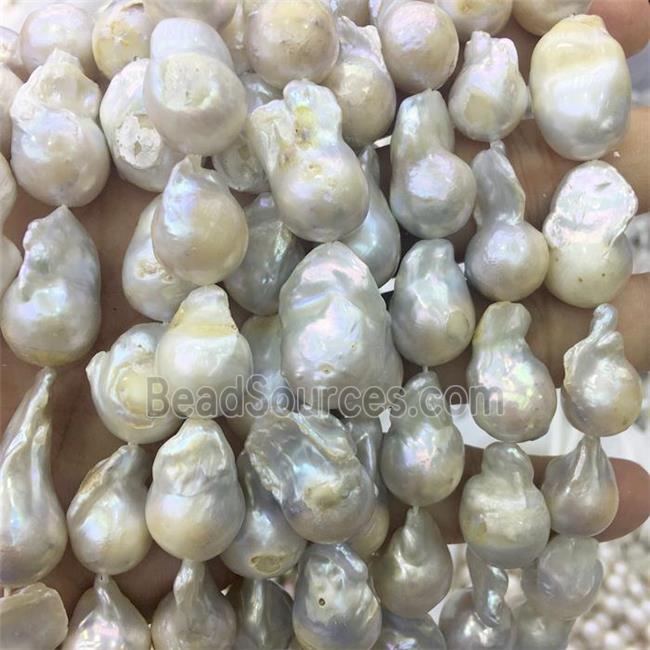 natural Baroque Style Pearl beads, C-grade