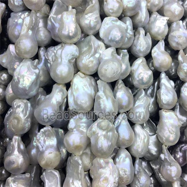 natural Baroque Style Pearl beads, freeform