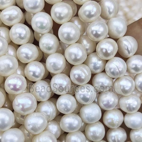 Natural Freshwater Pearl Beads, B-Grade