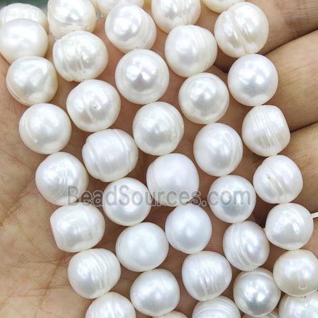 Natural Freshwater Pearl Beads, white