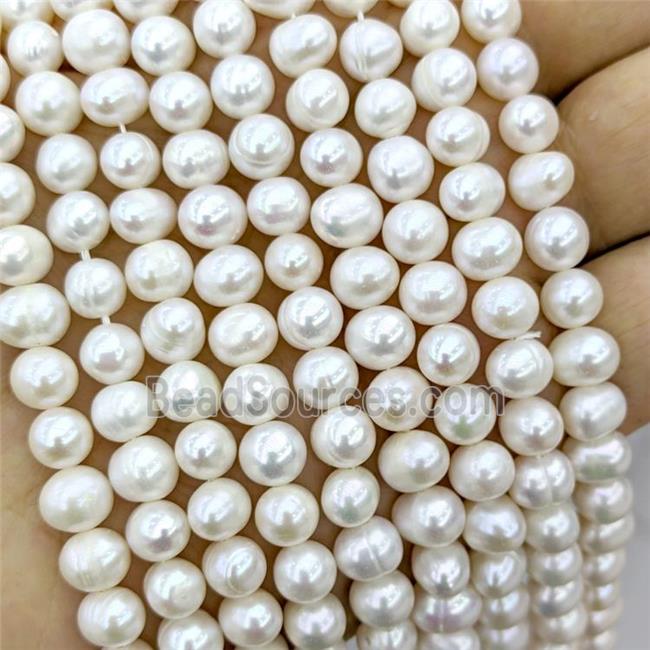 Natural Freshwater Pearl round Beads