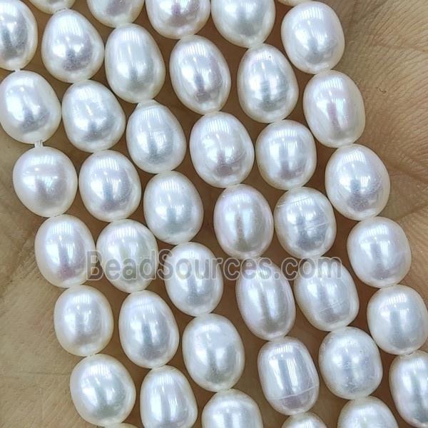 white Freshwater Pearl rice Beads