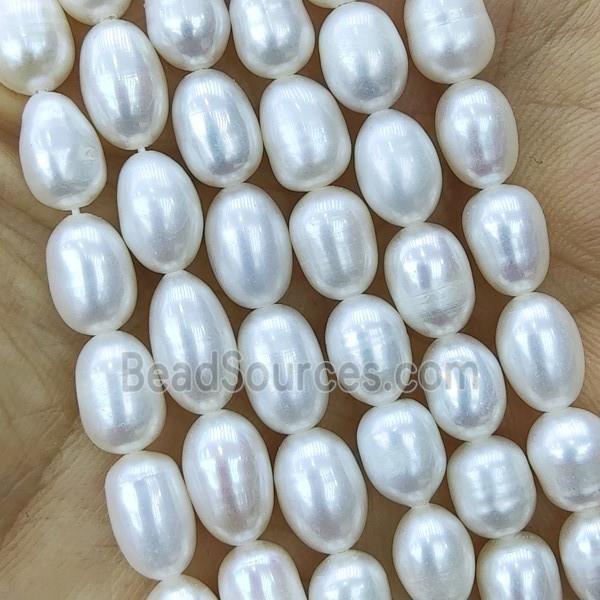 white Freshwater Pearl rice Beads