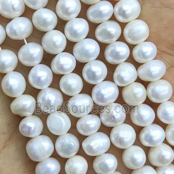 white Freshwater Pearl Beads