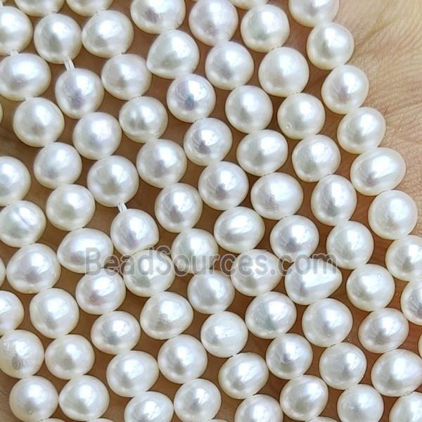 white Freshwater Pearl Beads