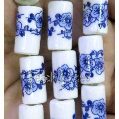 Porcelain beads, tube