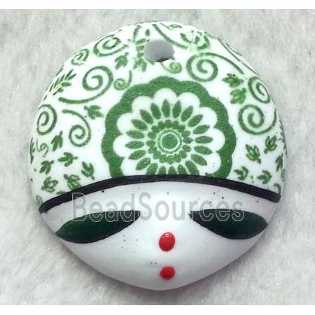 Porcelain pendant