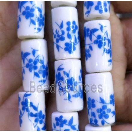 Porcelain beads, tube