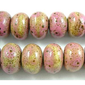 Oriental Porcelain Rondelle Beads