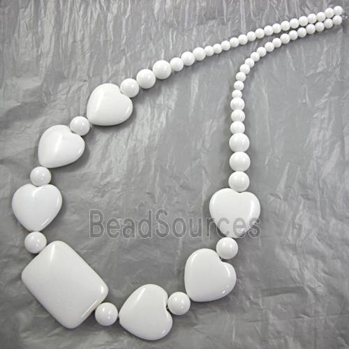 White Porcelain necklace