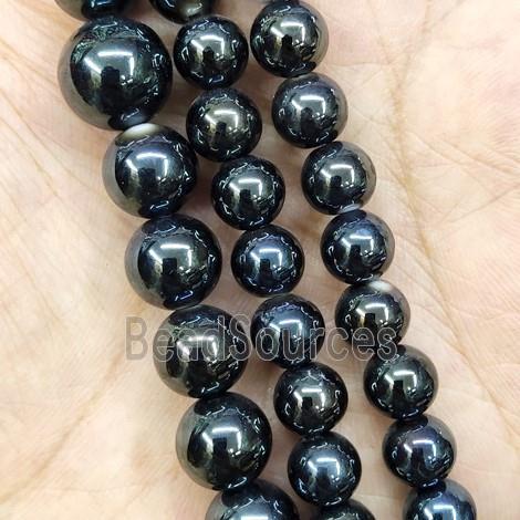 Darkgreen Porcelain Beads Smooth Round Ceramic