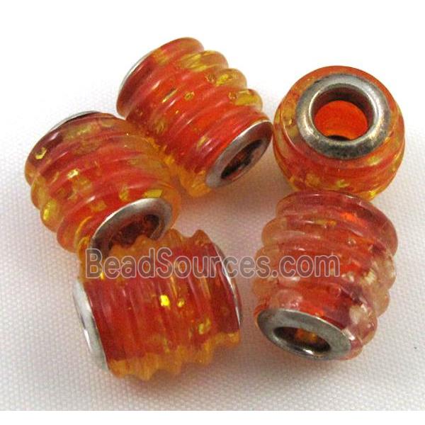 Amber Beads, NR, red