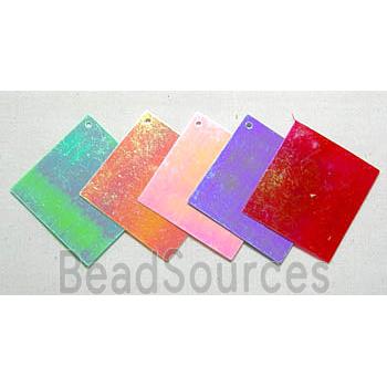 mixed Plastic Flake, square card