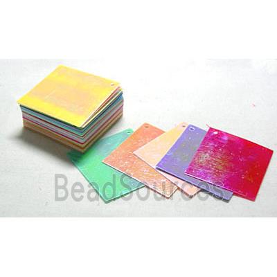 mixed Plastic Flake, square card