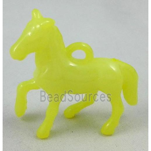 resin pendant, horse