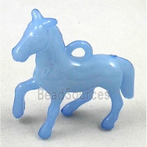 resin pendant, horse